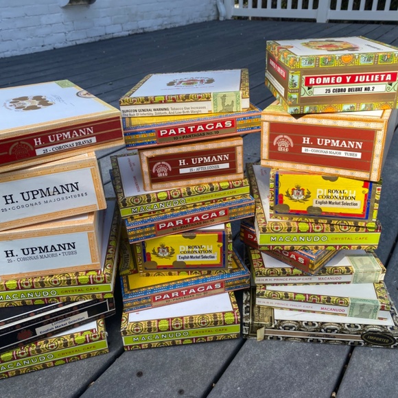 Vintage Cigar Box Set of 2 - Picture 2 of 5